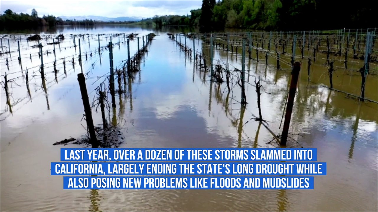 Atmospheric Rivers Boosting Reservoir Water Levels in California