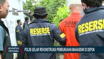 Rekonstruksi Pembunuhan Mahasiswi di Depok, Pelaku Peragakan 30 Adegan
