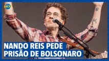 Nando Reis pede prisão de Bolsonaro, durante show em Maceió,