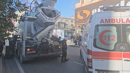 Beton mikseri can aldı