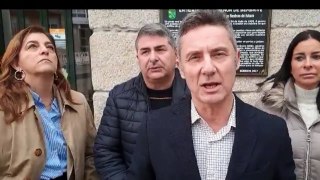El candidato vigués de la lista del PPdeG por la provincia de Pontevedra, Michel Fidalgo, valora la orden de prisión dictada para el excalde pedáneo de Bembrive, el socialista Roberto Ballesteros.