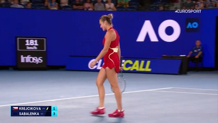 Sabalenka écrase Krejcikova : Résumé d'une victoire impressionnante à l'Open d'Australie 🎾