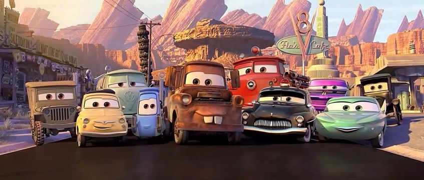 (هتلاقوا لينك الفيلم كامل مدبلج اسفل الفيديو في الوصف)كامل مدبلج عربي Cars 2006 فيلم الكرتون سيارات الجزء الأول