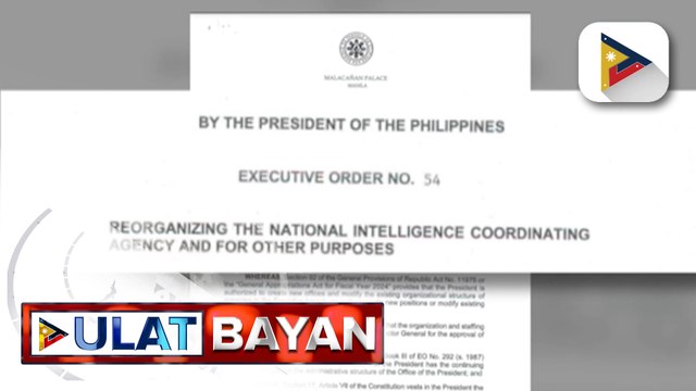 NICA, isinaayos ni PBBM para sa pagpapalakas ng intelligence gathering at tiyakin ang seguridad...
