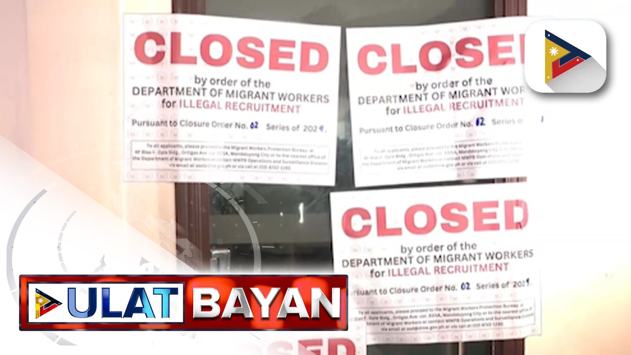 Recruitment agency na nag-aalok umano ng pekeng trabaho, ipinasara ng DMW