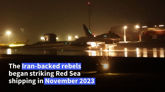 British jets take off to strike Huthi targets in Yemen