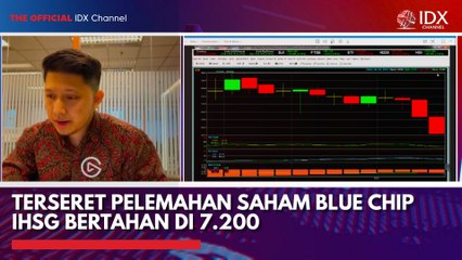 Terseret Pelemahan Saham Blue Chip IHSG Bertahan di 7.200