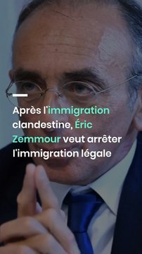 Après l'immigration clandestine, Éric Zemmour veut arrêter l'immigration légale