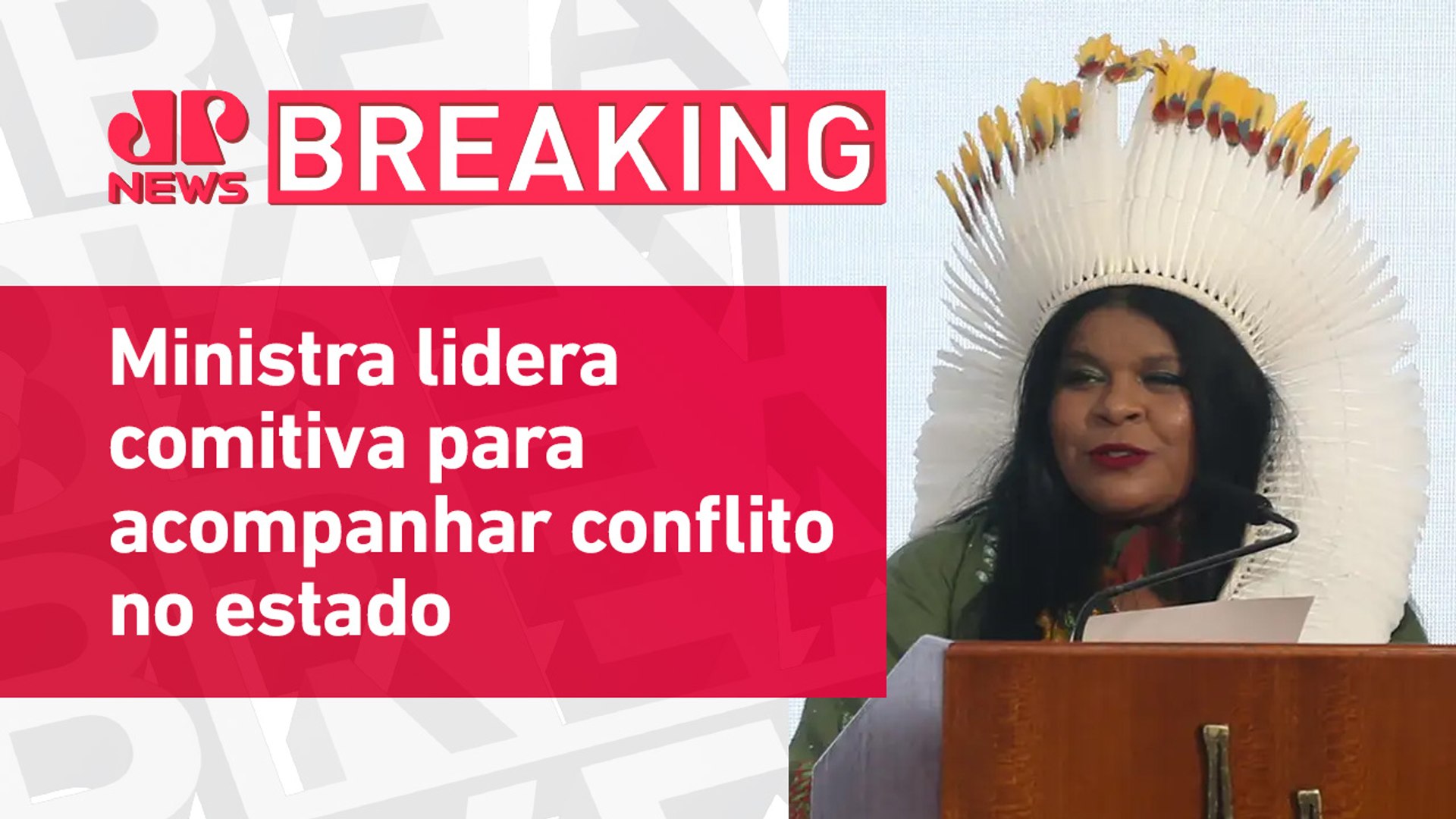 Sonia Guajajara defende demarcação em fazenda no sul da Bahia | BREAKING NEWS
