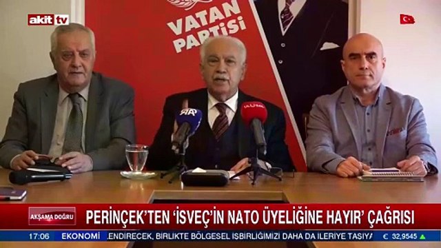 Perinçek'ten İsveç'in NATO üyeliğine hayır çağrısı