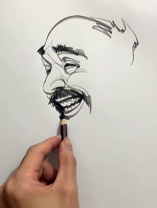 How to sketch drawing a face  #drawing #sketch #painting #art