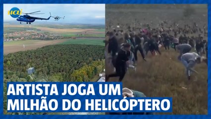 Artista checo joga um milhão de dólares por helicóptero