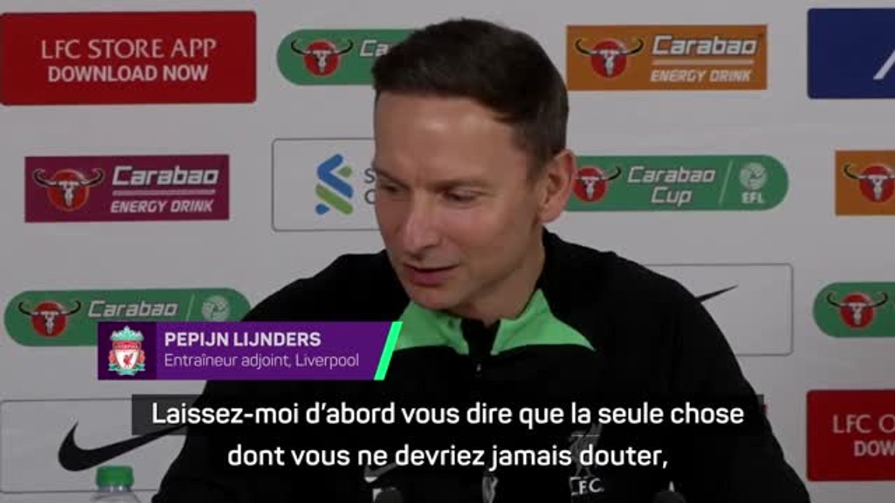 Liverpool - Lijnders : "Ne jamais douter de l'engagement de Salah"