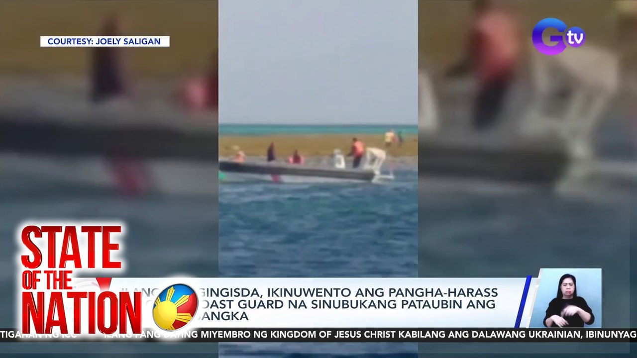 Ilang mangingisda, ikinuwento ang pangha-harass ng China Coast Guard na ...