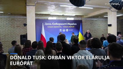 Kijevből üzent a lengyel kormányfő: Orbán elárulja Európát