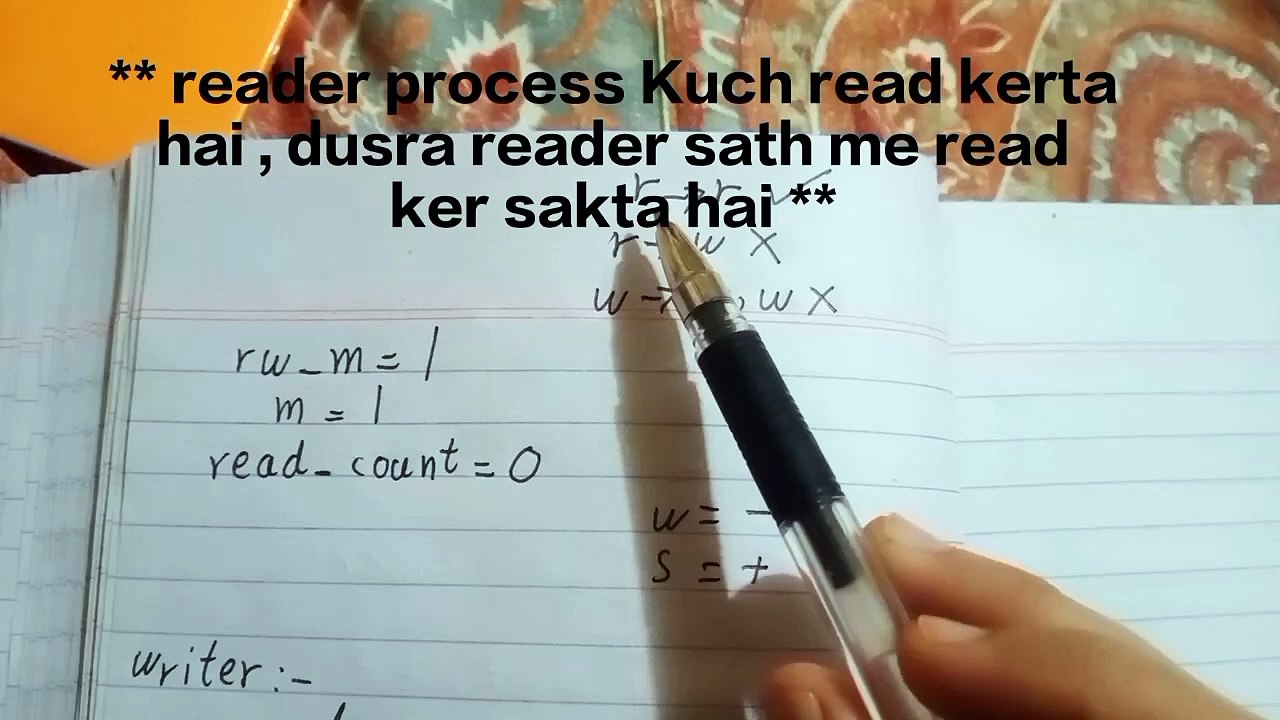 Reader writer code 