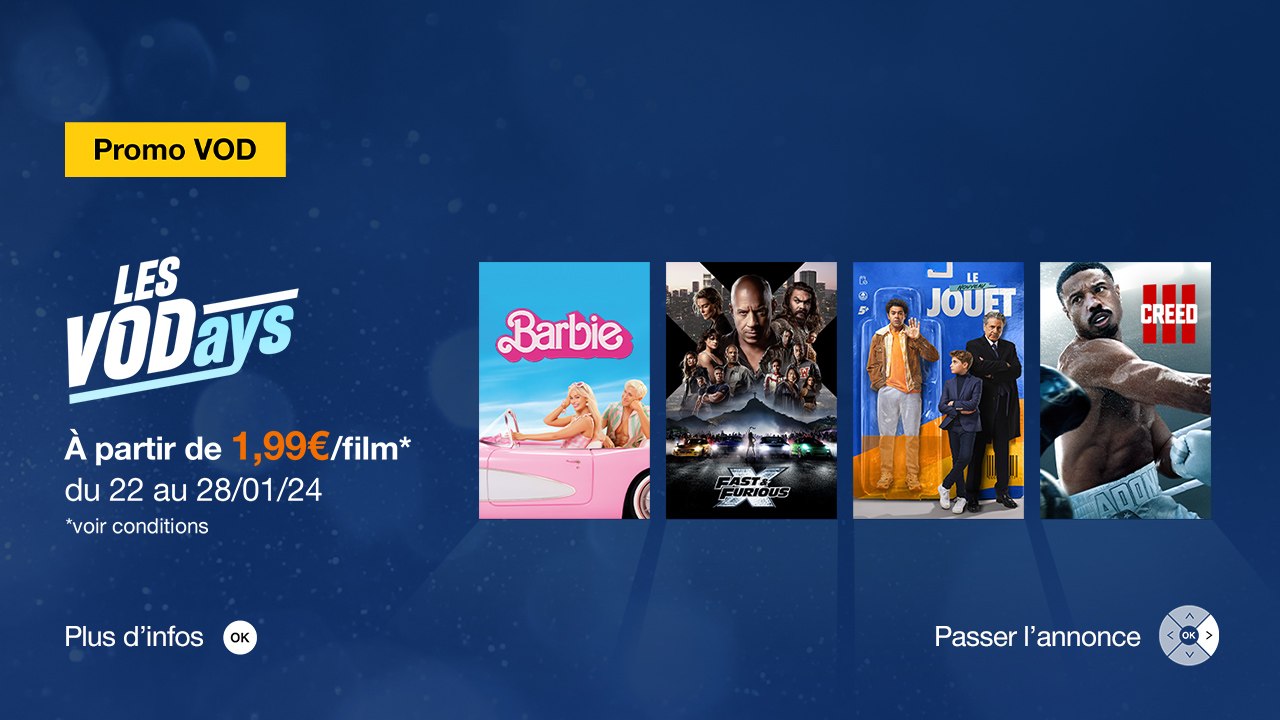 Les VODays sont de retour cette semaine seulement !