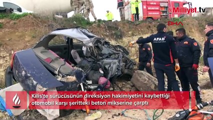 Kilis’te feci kaza! 2 kişi hayatını kaybetti