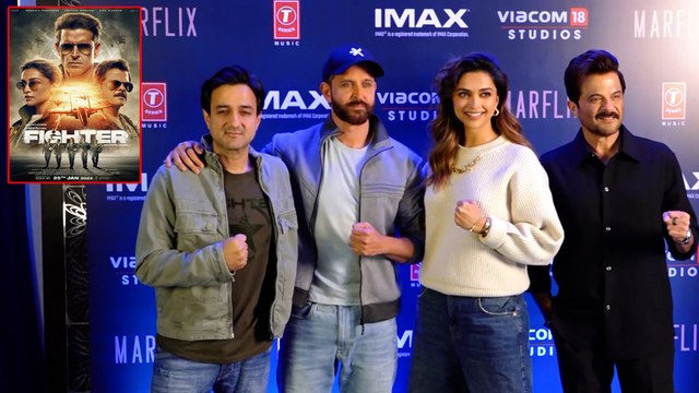 Team Fighter- Deepika Padukone, Hrithik Roshan, Anil Kapoor & Siddharth Anand In Full Form!