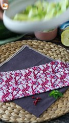 Marinated courgettes, the perfect vegetable carpaccio for summer!