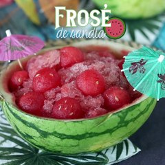 Frosé de sandía: el cocktail granizado súper refrescante con vino rosado! - frosé rosé