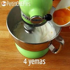 Brazo de gitano de coco y maracuyá