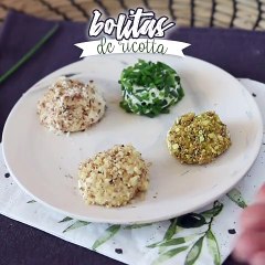 Bolitas de queso ricotta para el aperitivo