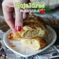 Empanadas de hojaldre, manzana y crema pastelera de avellana