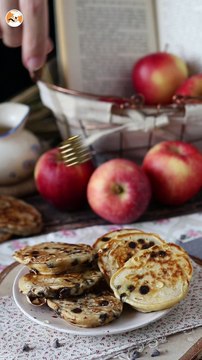 Tortitas de manzana sin azúcares añadidos