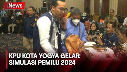 Simulasi Pemilu 2024 Digelar KPU Kota Yogya, Perwakilan Difabel Beri Masukan