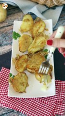 Batata gratinada com parmesão