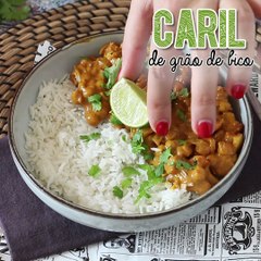 Caril de grão de bico, a receita vegana e ultra gourmet