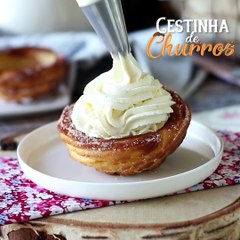 Cestinhas de churros recheados e ao forno (nada de fritura)