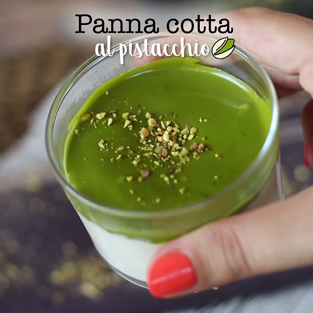 Panna cotta al pistacchio, la ricetta facile che tutti adorano! - Video  Dailymotion