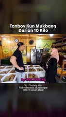 TANBOY KUN MUKBANG DURIAN 10 KG‼️mukbang tanboykun durian asmr meme shorts