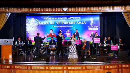 Jhil Mil Sitaron Ka Aangan Hoga • Vishwanath Batunge & Ankita Pathak Live Cover romantic song