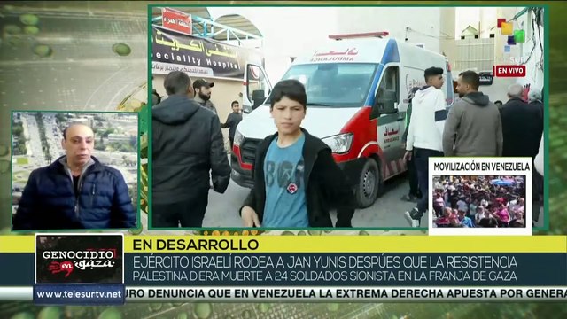 Fuerzas israelíes rodean la ciudad de Jan Yunis tras enfrentamiento con Hamás