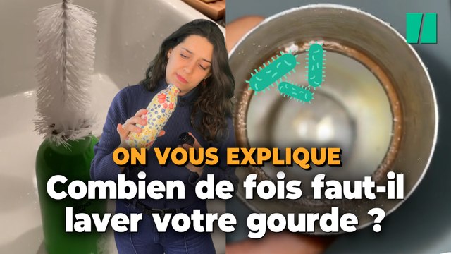 À quelle fréquence faut-il laver votre gourde ?