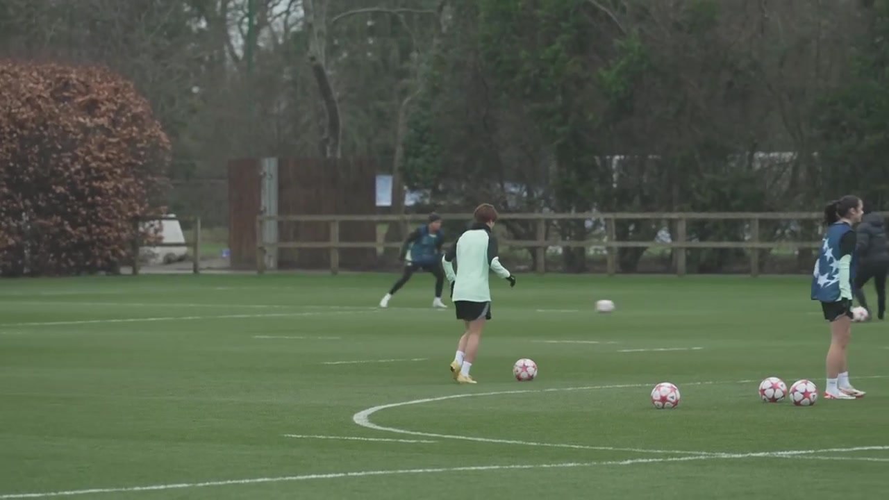 UWCL Chelsea training ahead of visit of Real Madrid