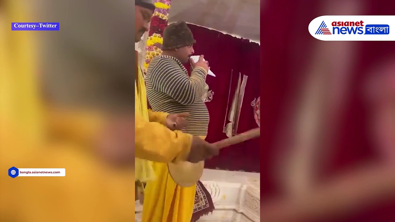 Ayodhya Ram Mandir: প্রাণ প্রতিষ্ঠার পর দিনের প্রথম আরতি হল রাম মন্দিরের রাম লালার, দেখুন ভিডিও