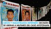 Jueces y magistrados defienden decisión de liberar a militares del caso Ayotzinapa