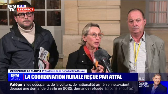 Rencontre entre Gabriel Attal et la Coordination Rurale: Nous demandons une année blanche par rapport aux échéances bancaires