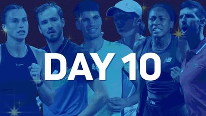 Video herunterladen: Australian Open Day 10 Recap - Djokovic & Sabalenka progress to semis