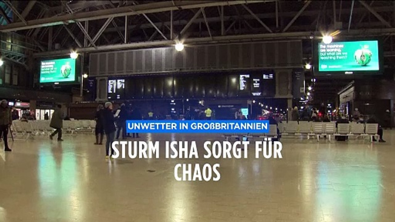 Sturm Isha: Die 5 dramatischsten Bilder in Großbritannien und Irland