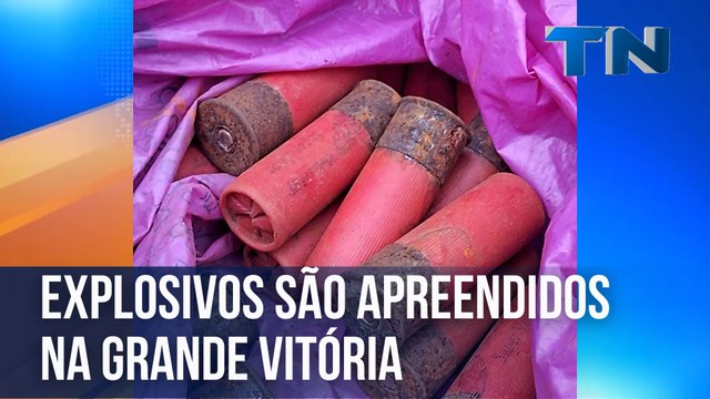 Explosivos são apreendidos na Grande Vitória
