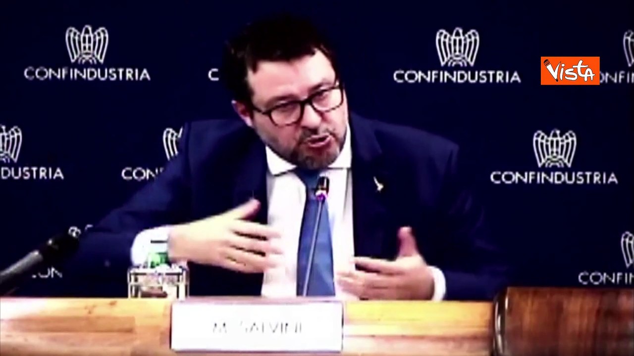 Infrastrutture, Salvini: "Confindustria alzi voce contro Italia del no"