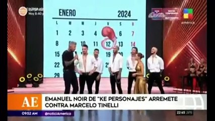 La frase de Emanuel Noír contra Marcelo Tinelli