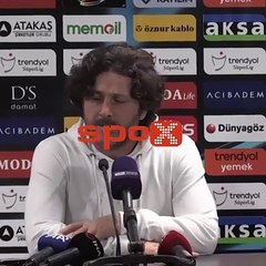 Fatih Tekke: "Hak ettiğimiz 3 puandan olduk"