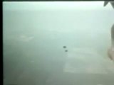 Released recording of 2 UFO's Merging while being chased/recorded by a Russian MiG