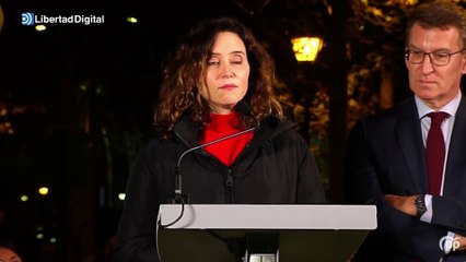 Isabel Díaz Ayuso carga contra Sánchez: "El terrorismo ni se tapa ni se perdona"